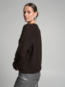 Джемпер TrikoBakh модель 2820-shokoladnij Джемпер TrikoBakh модель 2820-shokoladnij Фото