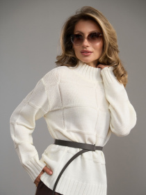 Свитер TrikoBakh модель 2804-molochnij Свитер TrikoBakh модель 2804-molochnij Фото