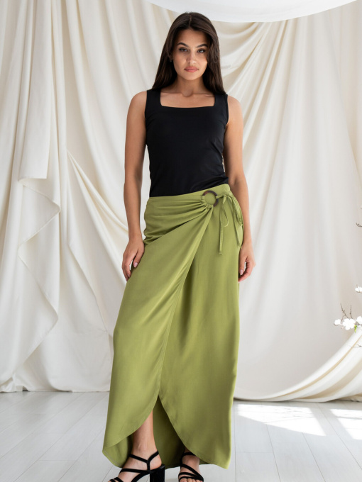 Юбка миди RiMari модель 0225-avokado Фото