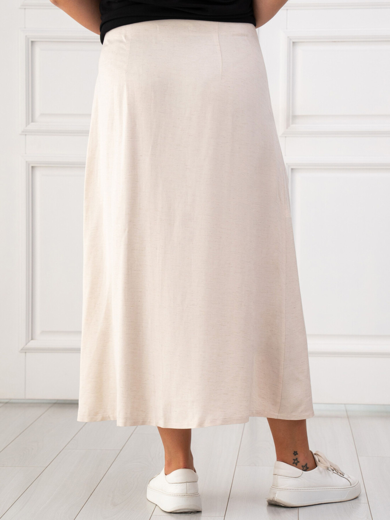 Юбка миди RiMari модель 0225-svtlo-bezhevij Фото