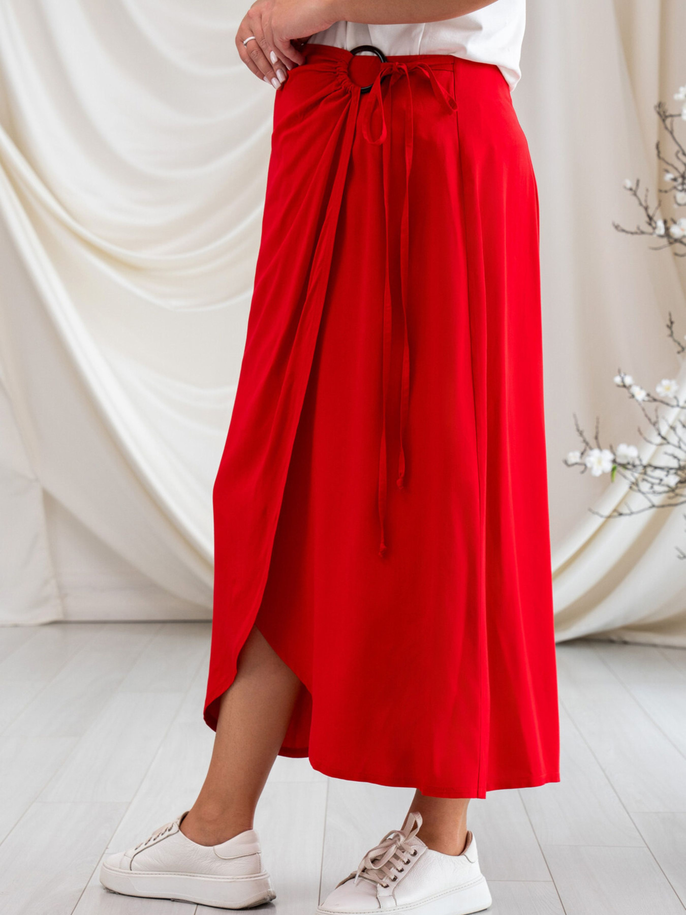 Юбка миди RiMari модель 0225-chervonij Фото
