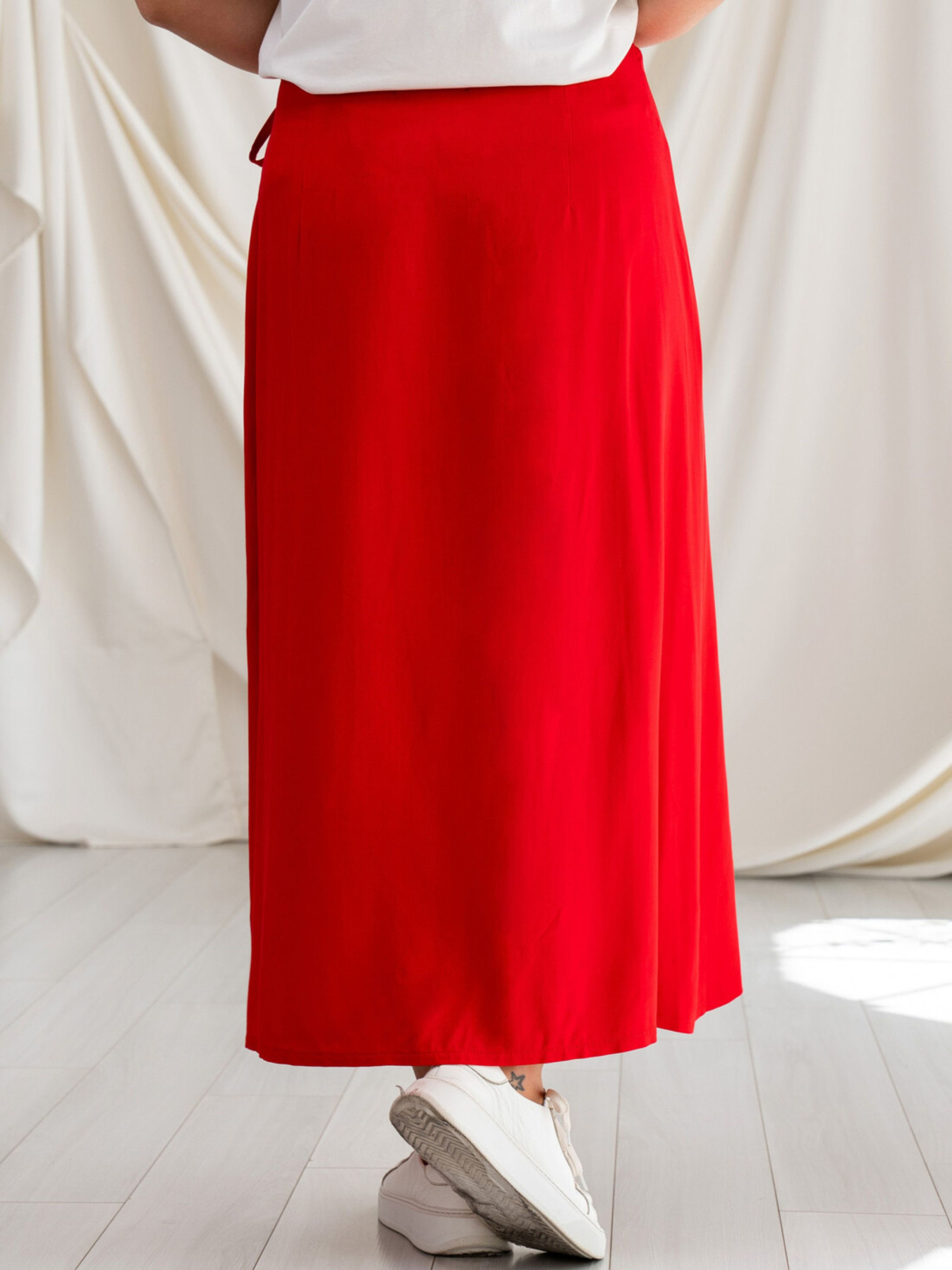 Юбка миди RiMari модель 0225-chervonij Фото