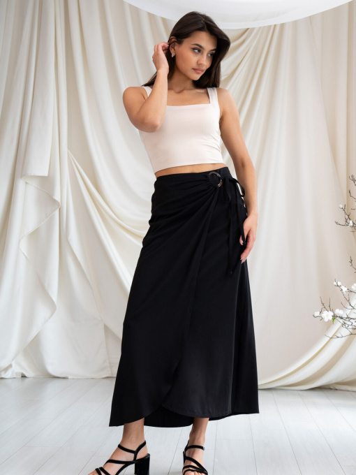 Юбка миди RiMari модель 0225-chornij Фото