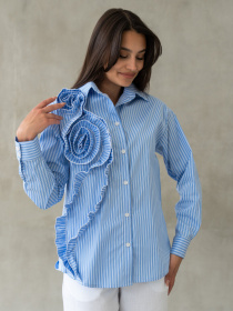 Рубашка RiMari модель 0325-blakitnij-smuzhka Фото