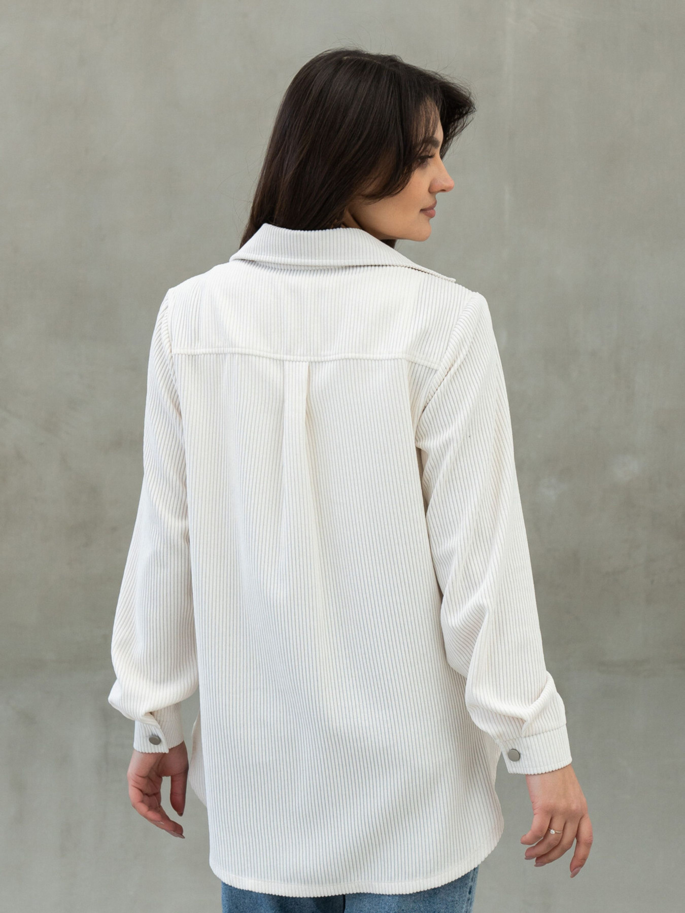 Рубашка повседневная RiMari модель 0125-moloko Фото