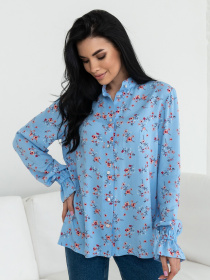 Блуза RiMari модель 0124-blakitnij-print Фото