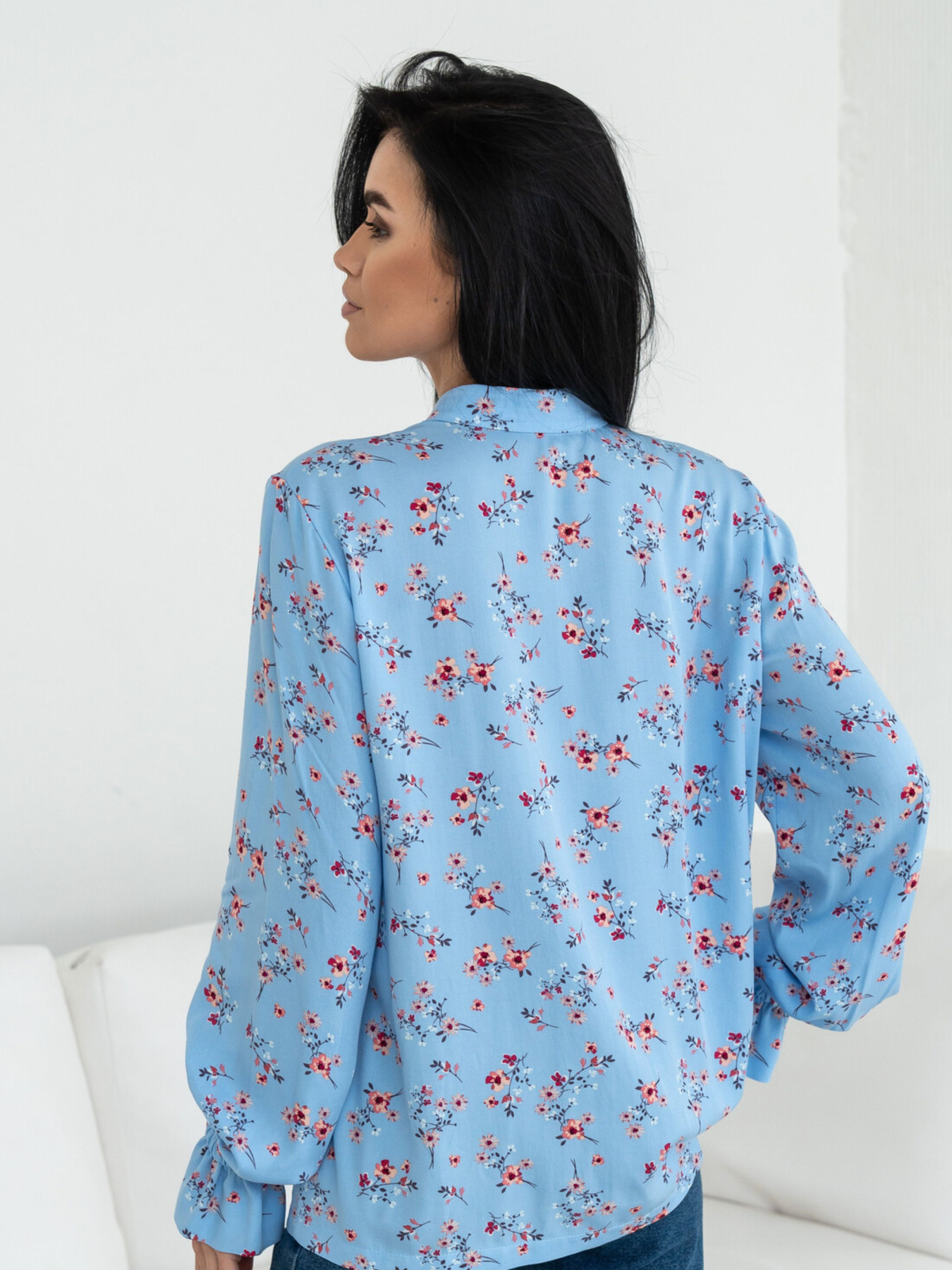 Блуза RiMari модель 0124-blakitnij-print Фото