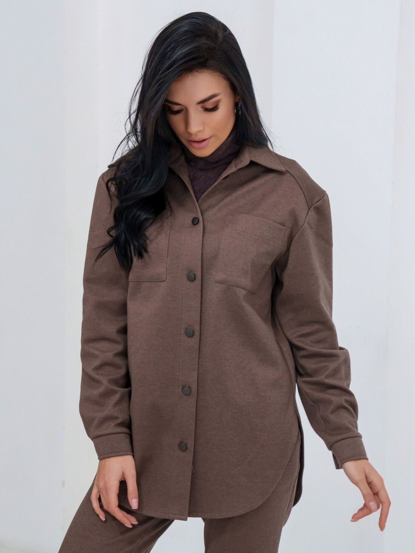 Рубашка RiMari модель 0323-shokolad Фото