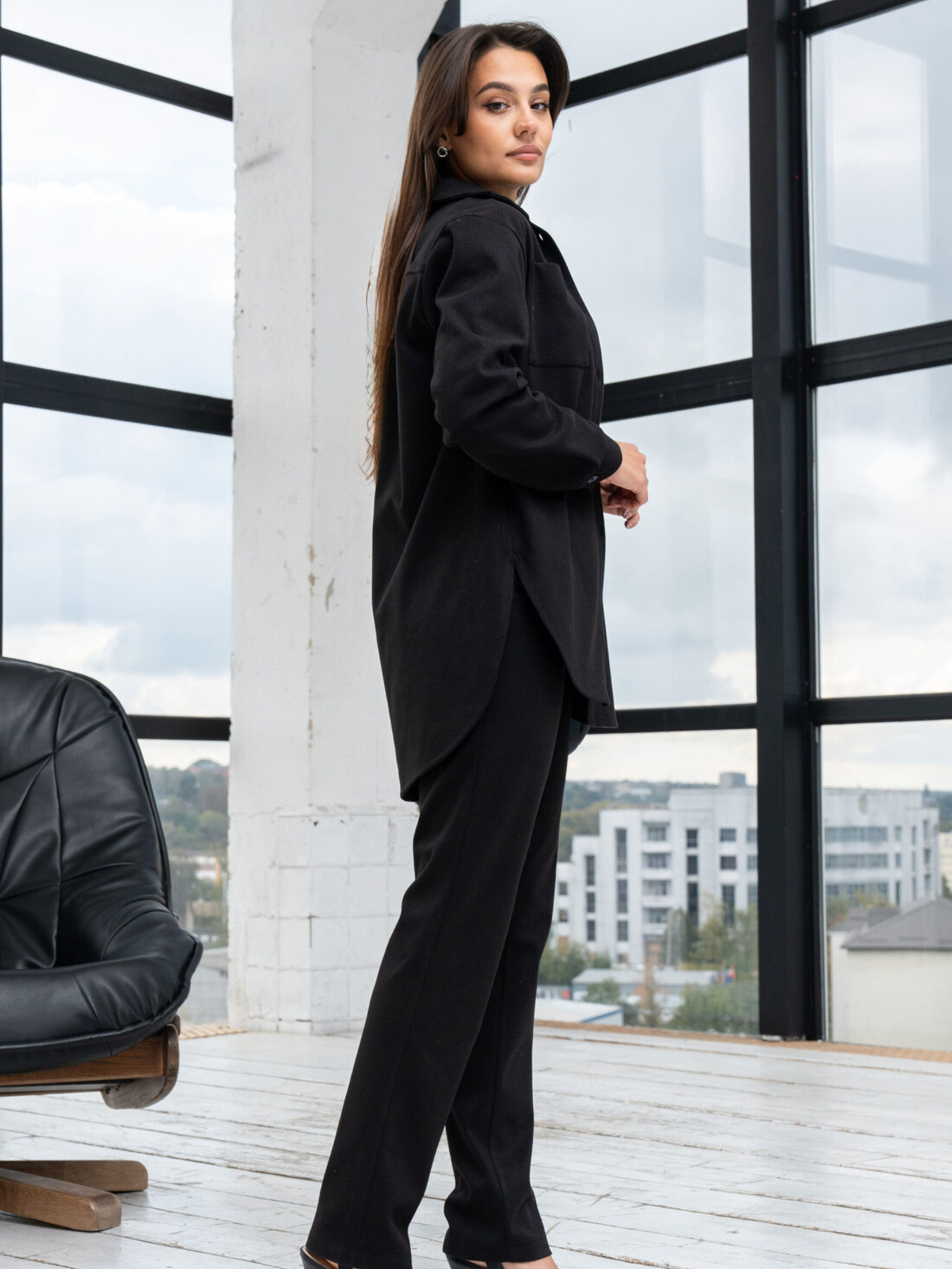 Рубашка RiMari модель 0323-chornij Фото