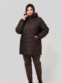 Зимняя куртка All Posa модель ap102524p-grkij-shokolad Фото