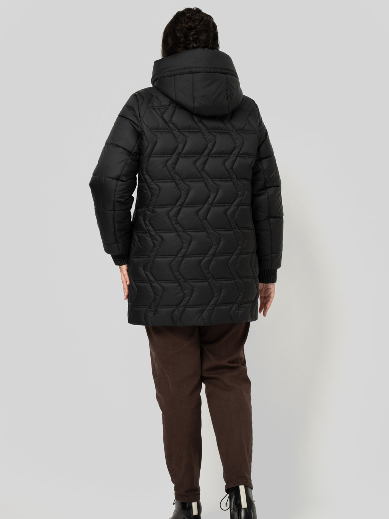 Зимняя куртка All Posa модель ap102524p-chornij Фото