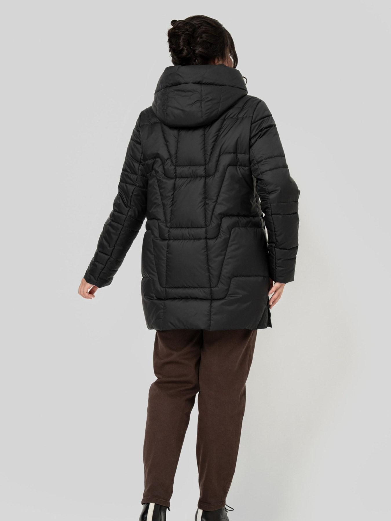 Зимняя куртка All Posa модель ap102480p-chornij Фото