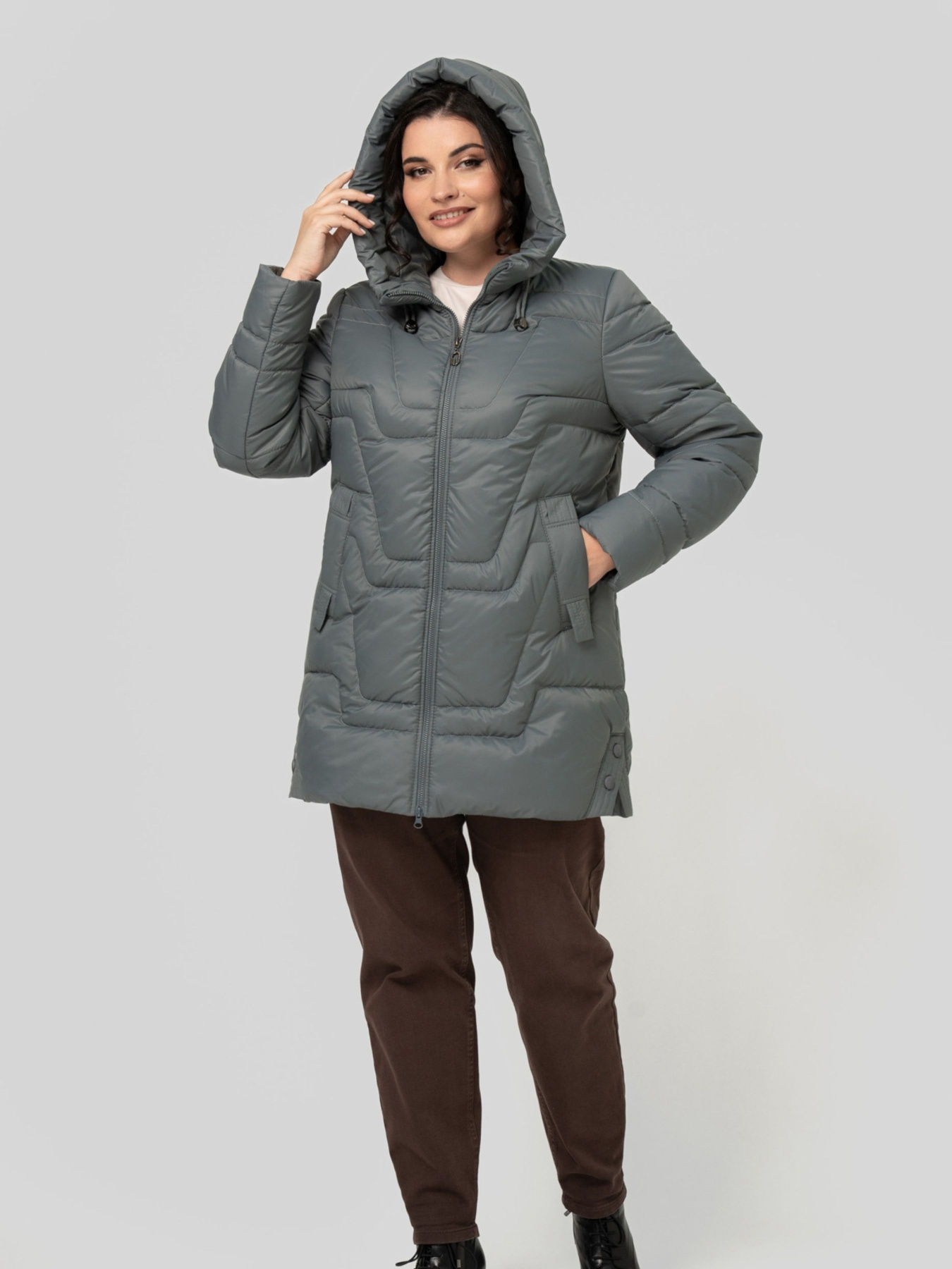 Зимняя куртка All Posa модель ap102480p-srij Зимняя куртка All Posa модель ap102480p-srij Фото