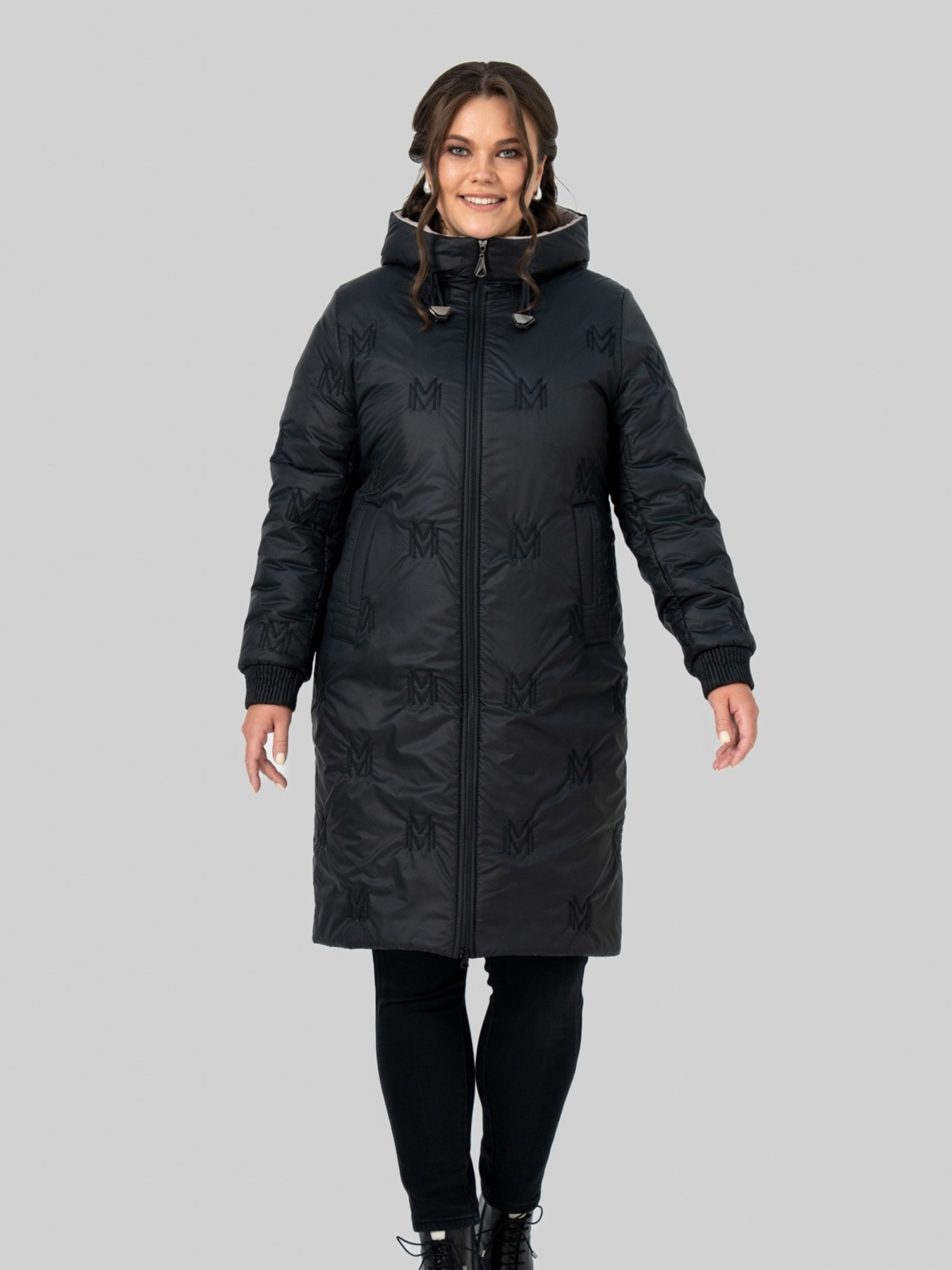 Зимняя куртка All Posa модель ap102571p-chornij Фото