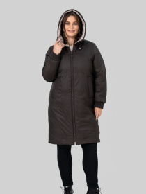 Зимняя куртка All Posa модель ap102571p-grkij-shokolad Зимняя куртка All Posa модель ap102571p-grkij-shokolad Фото