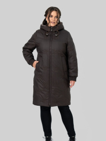 Зимняя куртка All Posa модель ap102571p-grkij-shokolad Зимняя куртка All Posa модель ap102571p-grkij-shokolad Фото