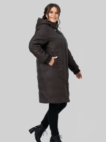 Зимняя куртка All Posa модель ap102571p-grkij-shokolad Зимняя куртка All Posa модель ap102571p-grkij-shokolad Фото