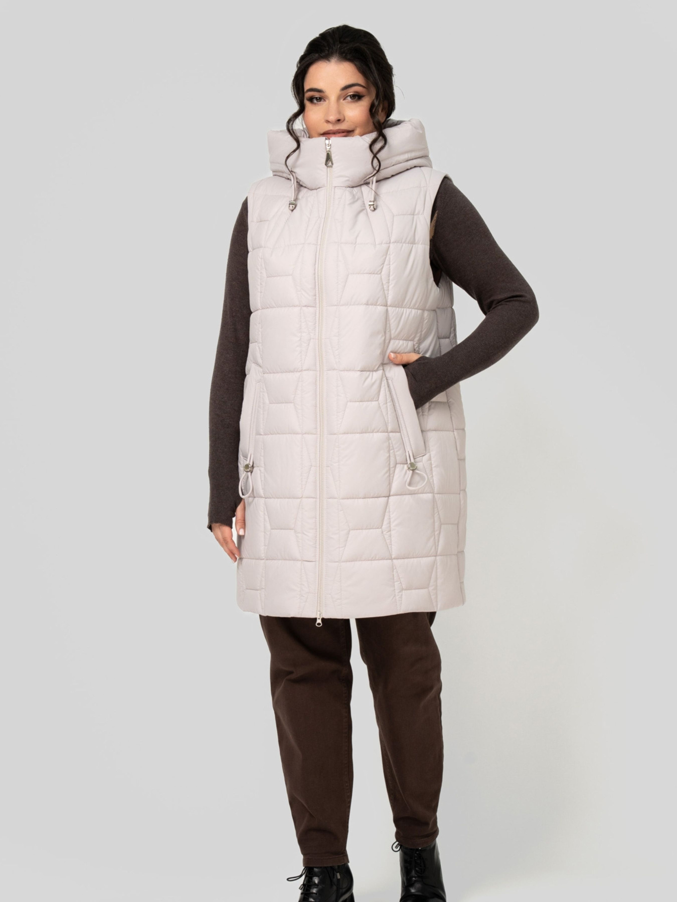 Утепленный жилет All Posa модель ap102548p-ld Фото