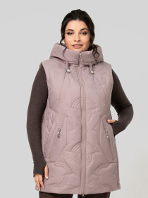 Жилет с утеплителем All Posa модель ap102477p-dimchasta-troqnda Фото