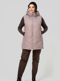 Жилет с утеплителем All Posa модель ap102477p-dimchasta-troqnda Фото