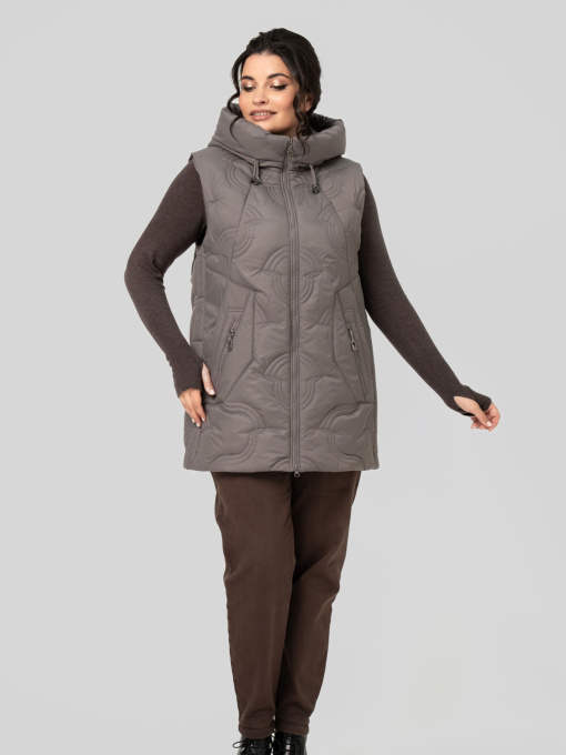 Жилет с утеплителем All Posa модель ap102477p-moko Фото