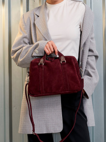 Сумка WeLassie модель zhnocha-shkrqna-sumka-melanq-bordovj Фото