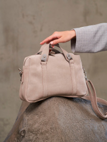 Сумка WeLassie модель zhnocha-shkrqna-sumka-melanq-bezhevij Фото