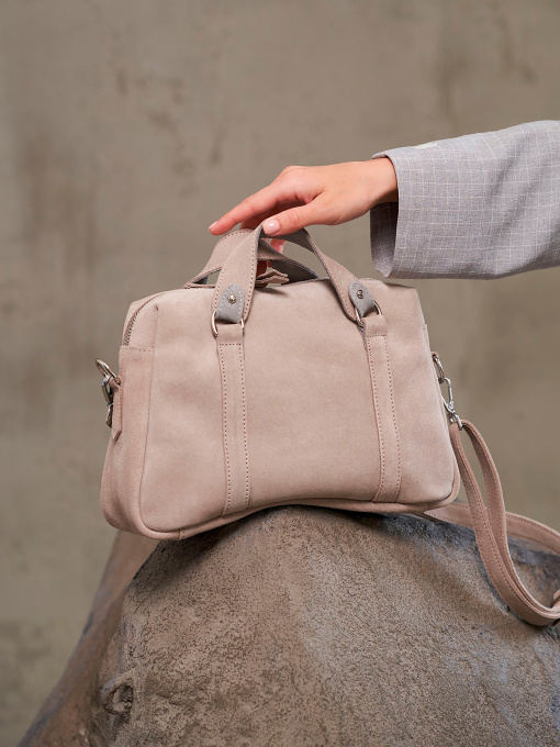 Сумка WeLassie модель zhnocha-shkrqna-sumka-melanq-bezhevij Фото