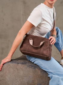 Сумка WeLassie модель zhnocha-shkrqna-sumka-melanq-kapuchino Фото