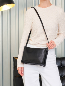 Кросс-боди WeLassie модель shkrqna-zhnocha-sumka-bek-chornij Фото