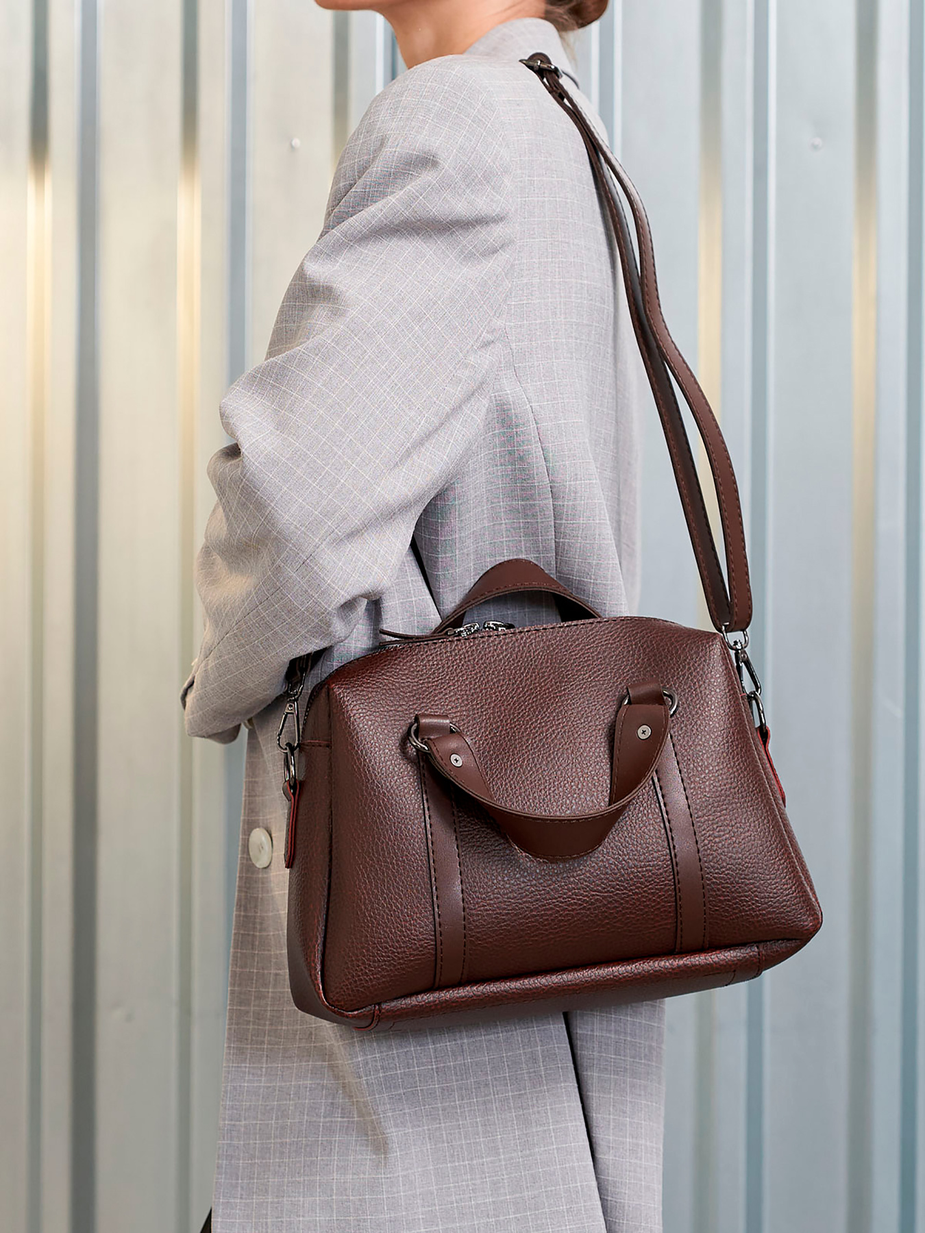 Сумка WeLassie модель sumka-zhnocha-melanq-shokoladnij Фото