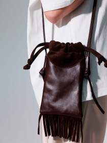 Крос-боді WeLassie модель shkrqna-zhnocha-sumka-rj-shokoladnij Фото