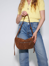 Хобо WeLassie модель zhnocha-shkrqna-sumka-siciliq-karamelxnij Фото