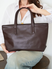 Сумка WeLassie модель zhnocha-shkrqna-sumka-benita-shokoladnij Фото