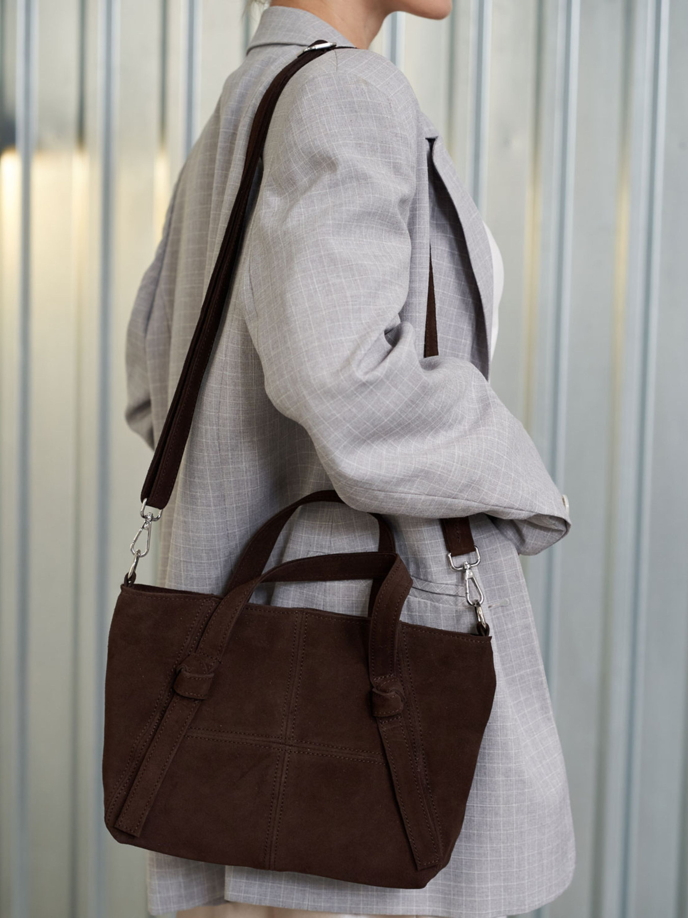 Сумка WeLassie модель zhnocha-shkrqna-sumka-ameliq-shokoladnij Фото