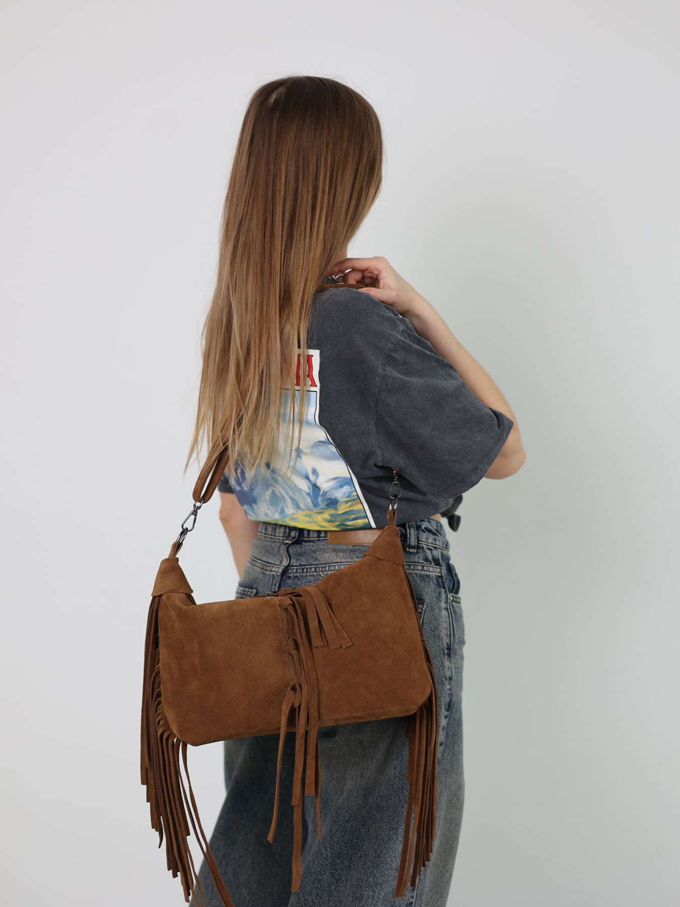 Сумка WeLassie модель shkrqna-zamsheva-zhnocha-sumka-paka-rudij Фото