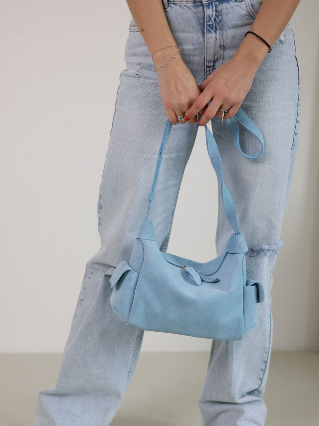 Хобо WeLassie модель shkrqna-zamsheva-zhnocha-sumka-glorq-blakitnij Фото