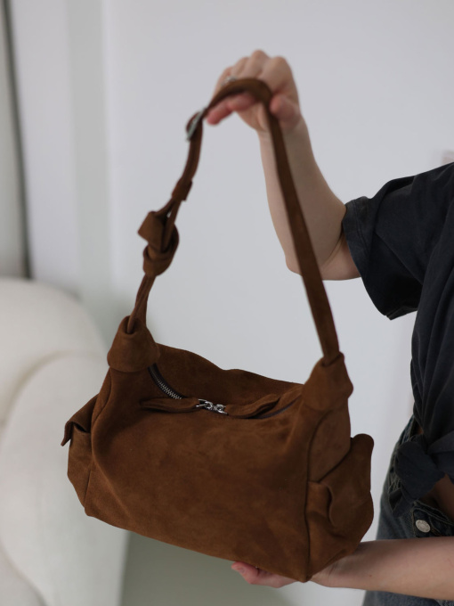 Хобо WeLassie модель shkrqna-zamsheva-zhnocha-sumka-glorq-karamelxnij Фото