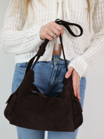 Хобо WeLassie модель shkrqna-zamsheva-zhnocha-sumka-glorq-shokoladnij Фото