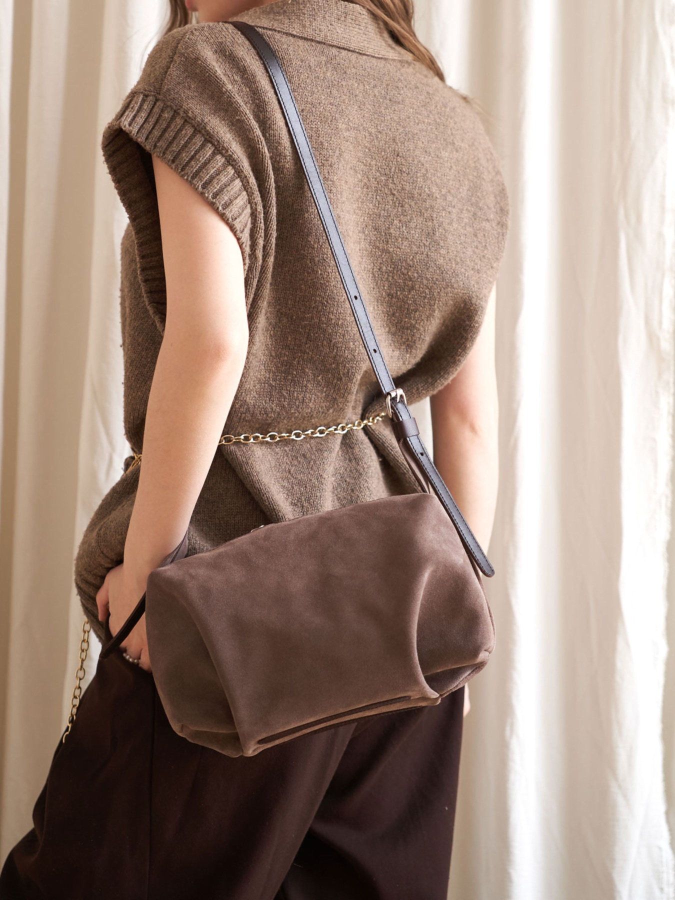 Сумка WeLassie модель shkrqna-zamsheva-zhnocha-sumka-sherr-kapuchino Фото