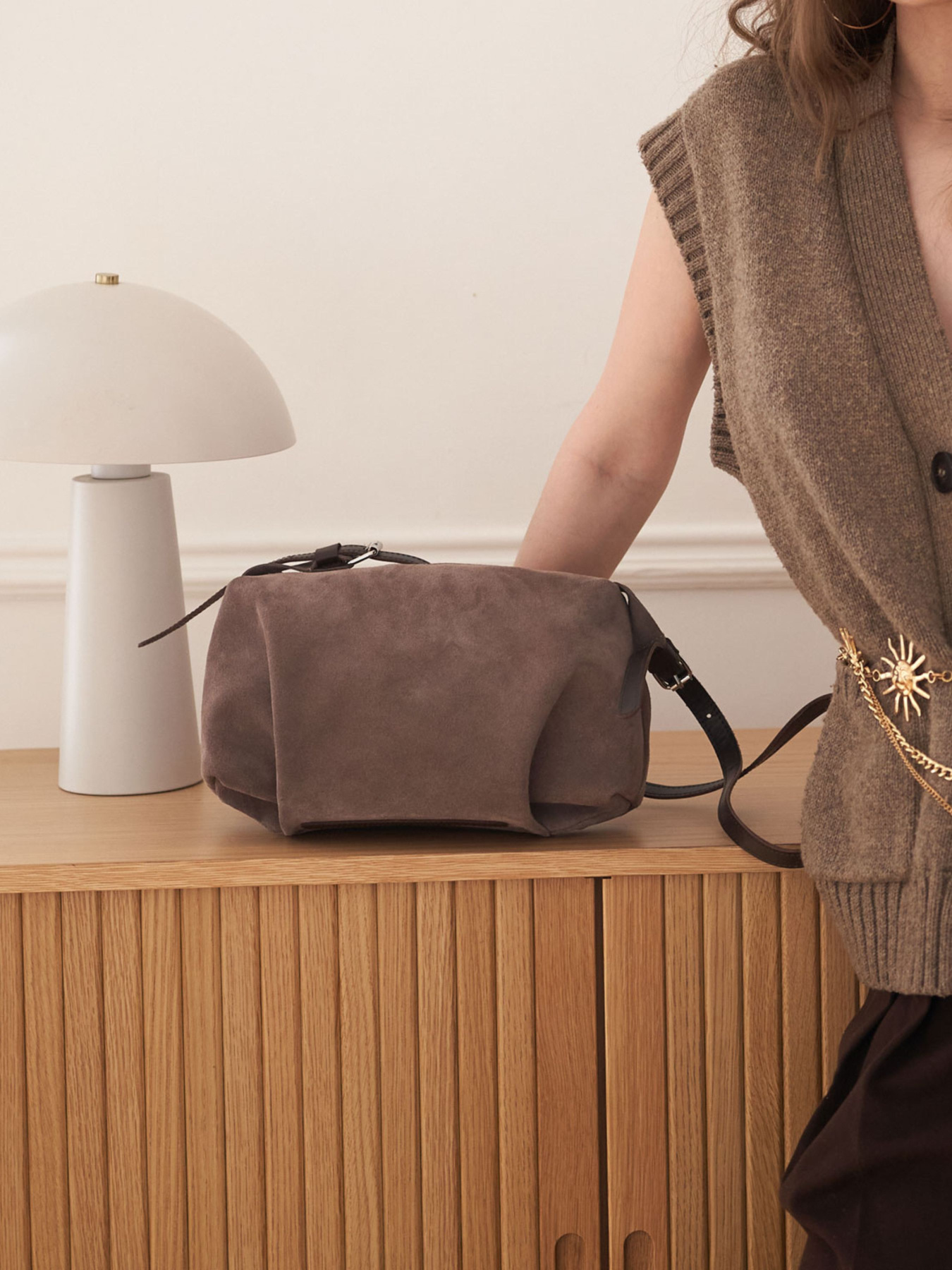 Сумка WeLassie модель shkrqna-zamsheva-zhnocha-sumka-sherr-kapuchino Фото