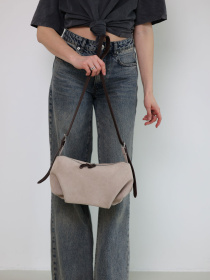 Сумка WeLassie модель shkrqna-zamsheva-zhnocha-sumka-sherr-bezhevij Фото