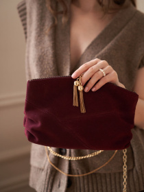 Сумка-органайзер WeLassie модель shkrqna-zhnocha-kosmetichka-nonna-burgund Фото