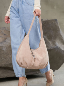 Хобо WeLassie модель zhnocha-shkrqna-sumka-monga-bezhevij Фото