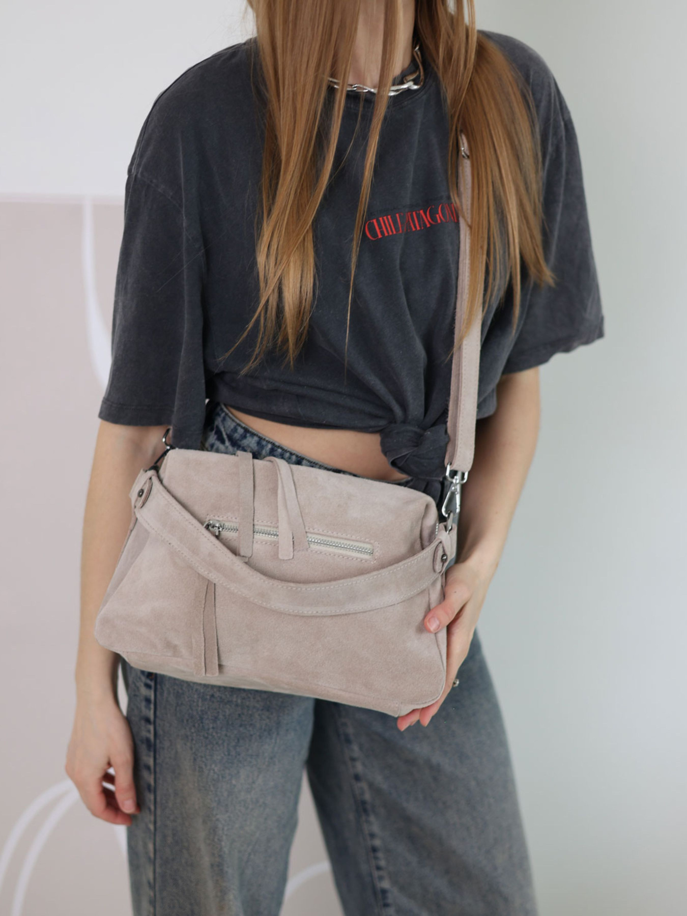 Хобо WeLassie модель zhnocha-shkrqna-sumka-freq-bezhevij Фото