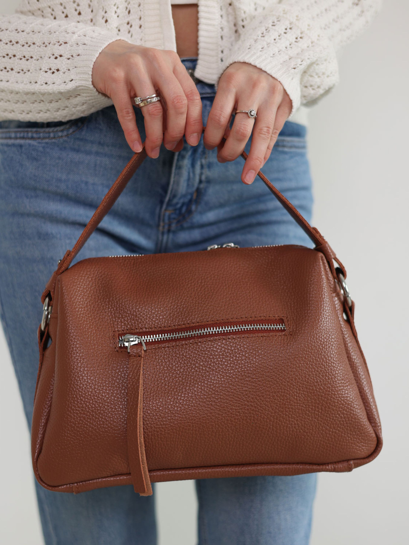 Сумка WeLassie модель zhnocha-shkrqna-sumka-freq-karamelxnij Фото