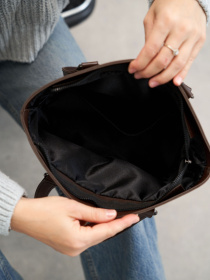 Сумка WeLassie модель zhnocha-sumochka-kora-shokoladnij Фото