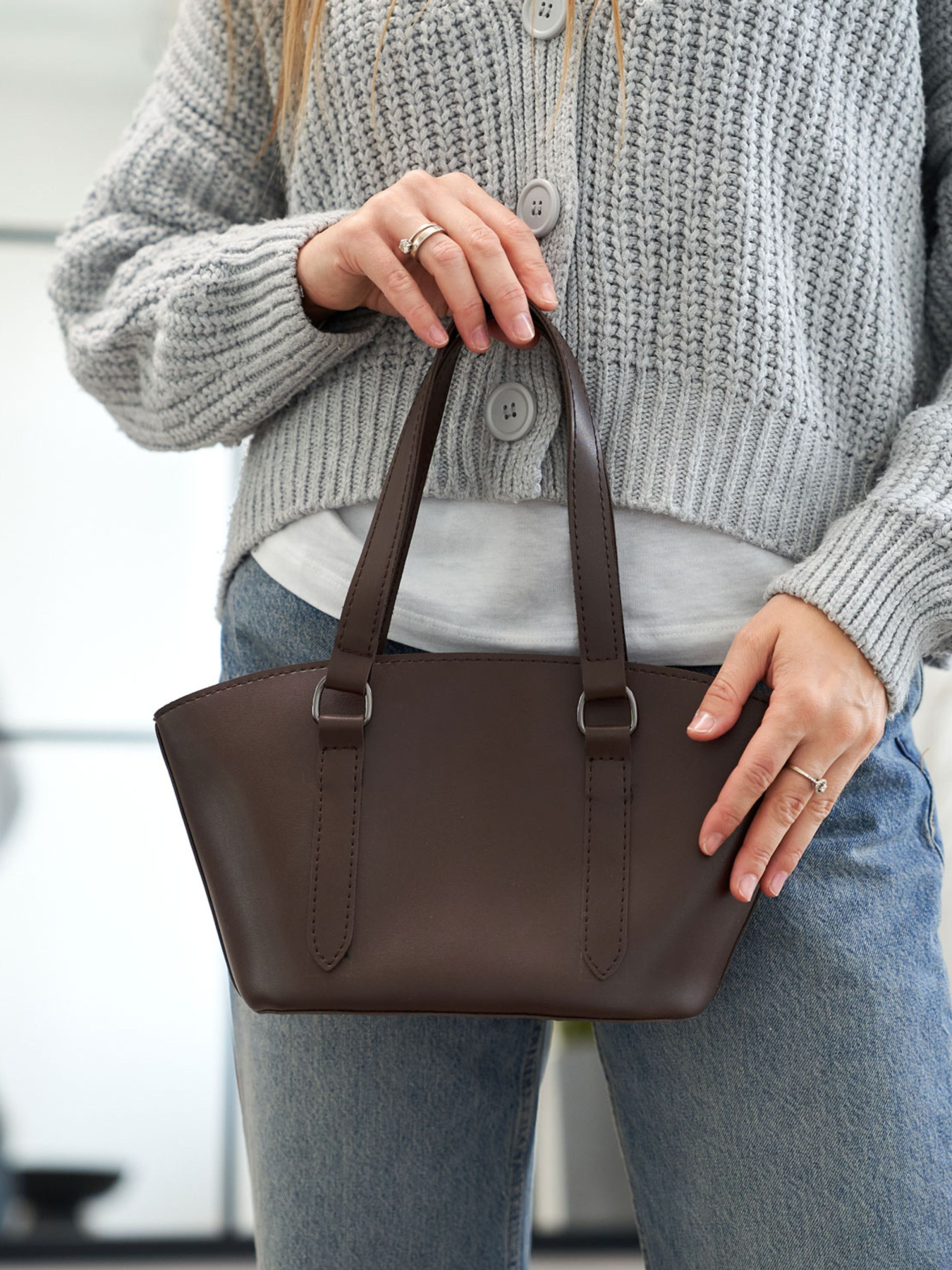 Сумка WeLassie модель zhnocha-sumochka-kora-shokoladnij Фото