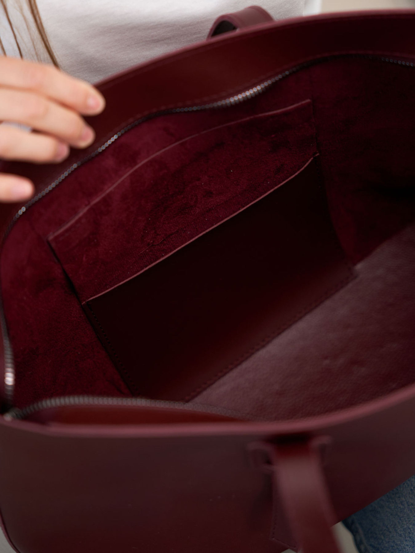 Сумка WeLassie модель zhnocha-sumka-bamb-bordovj Фото