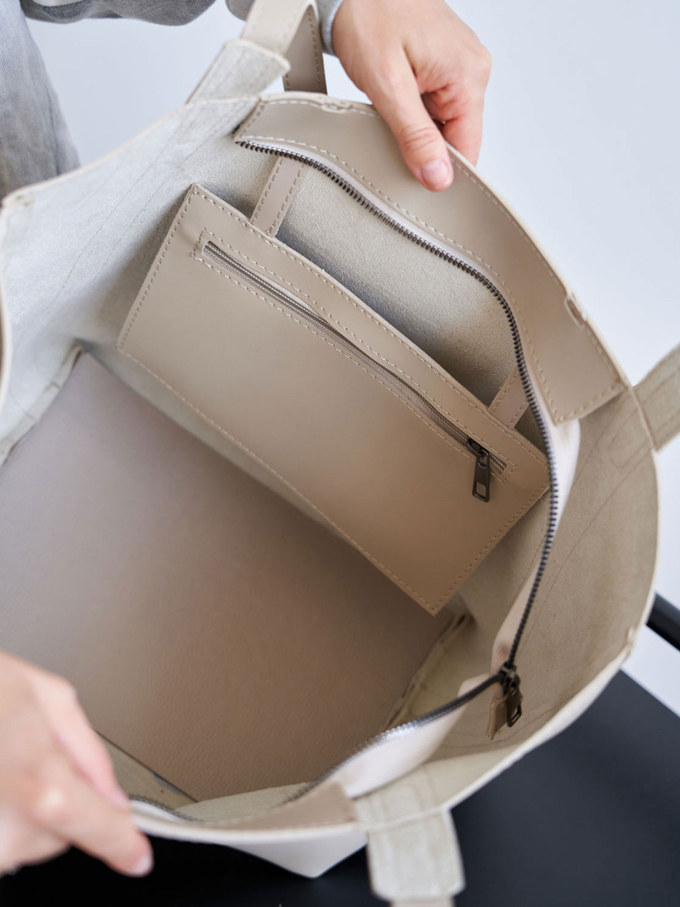 Шоппер WeLassie модель zhnocha-sumka-brtn-bezhevij Фото